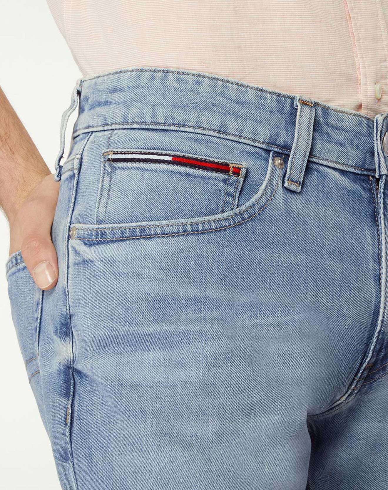 Tommy Jeans Short Scanton bleu clair