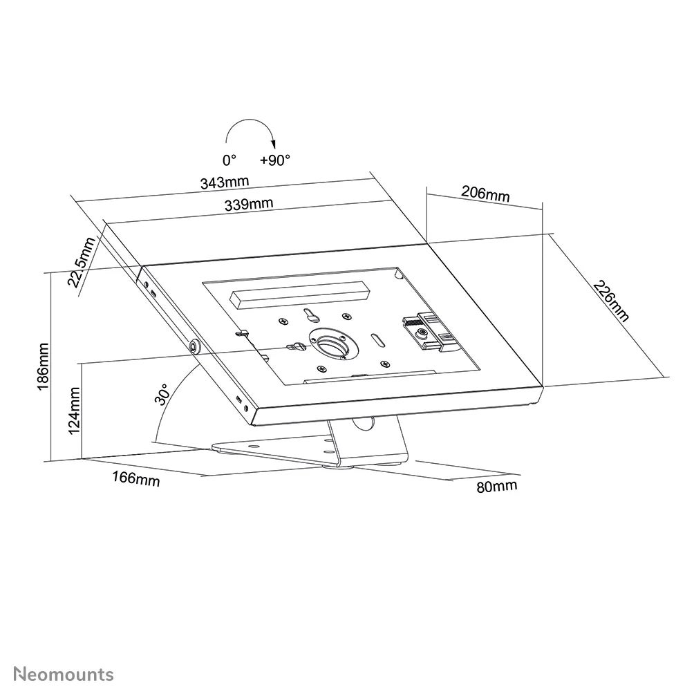 Neomounts DS15-630WH1 tablet houder