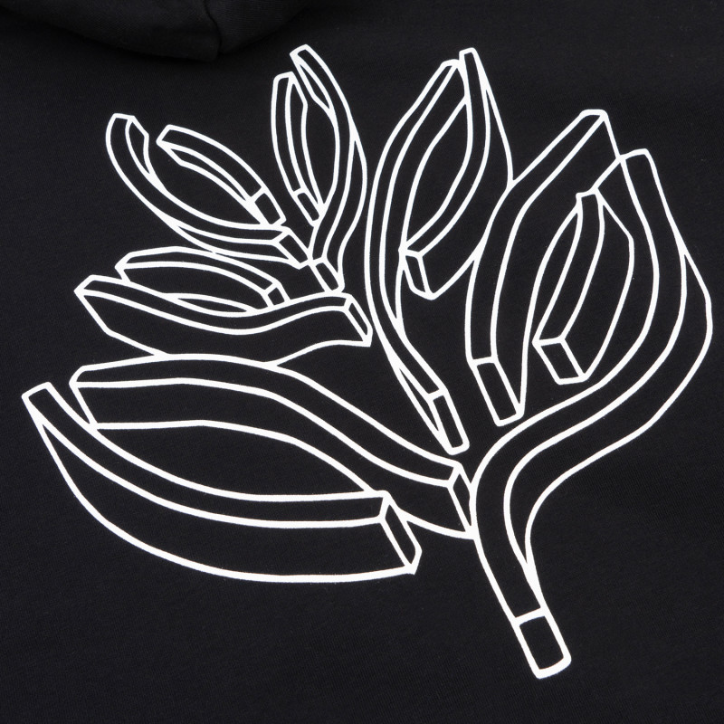Sweat à capuche zippé Brutalista - Noir