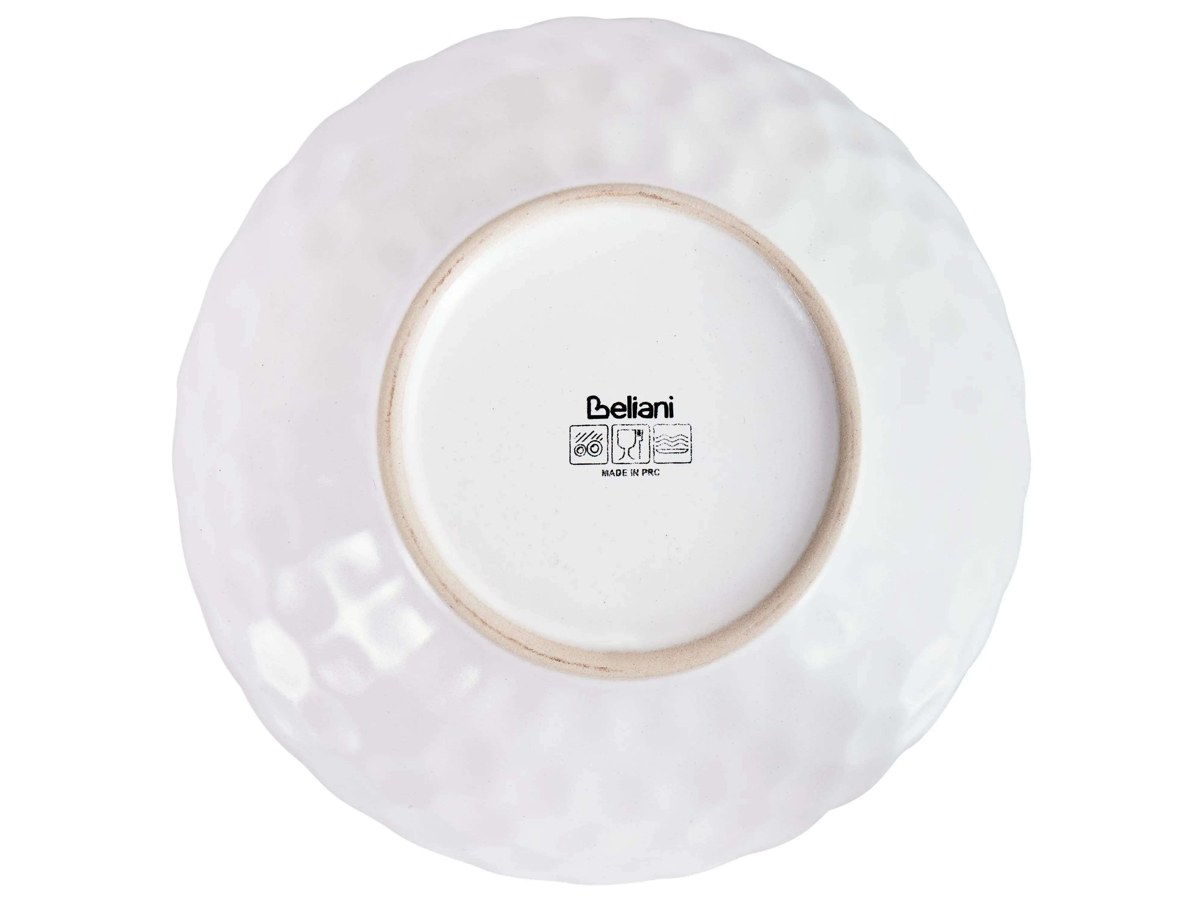 Set van 8 diepe borden SESAME Steengoed Lichtgrijs