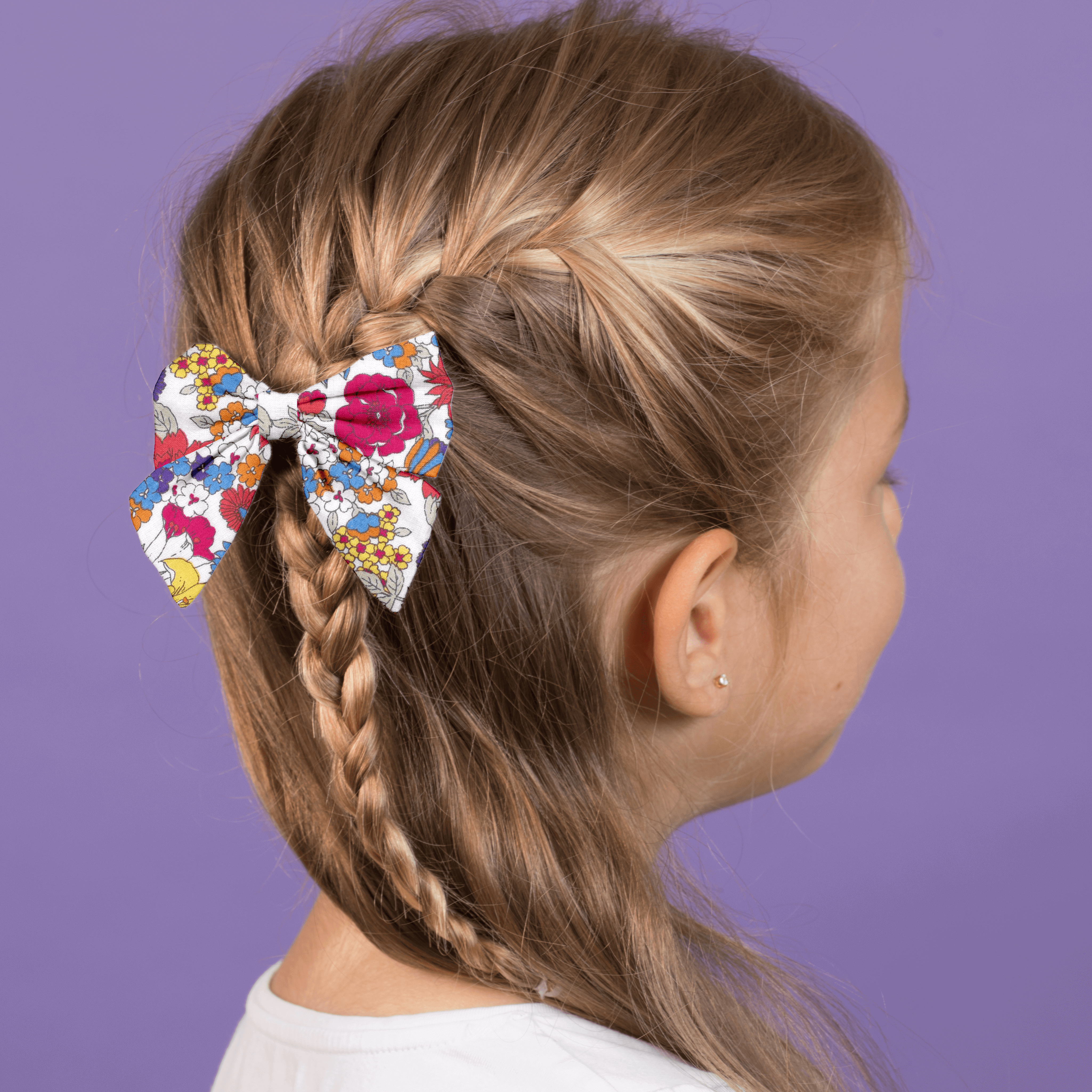 Barrette Noeud Papillon Tutti Fleuri