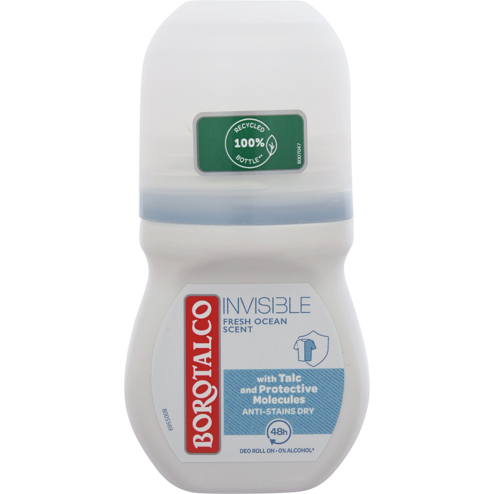 Borotalco Invisible Fresh Deo Roll On 2 x 50 ml