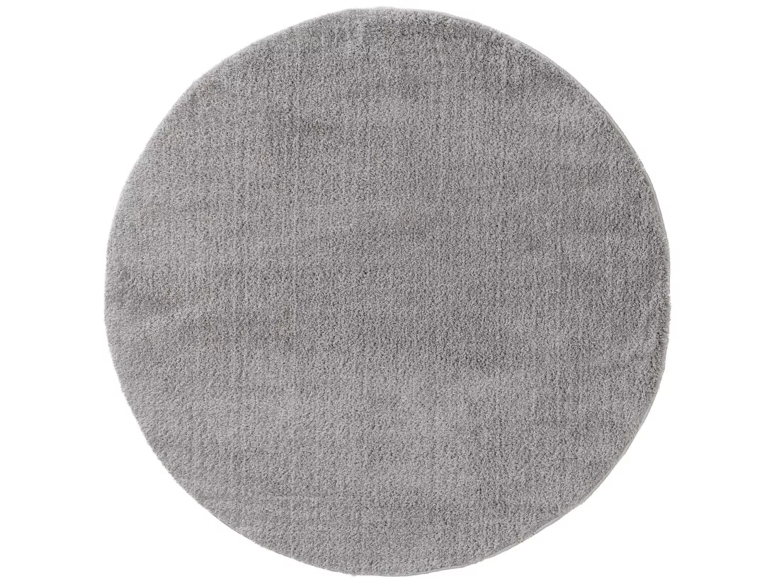 Tapis à poils longs rond Soda Gris ø 200 cm rond
