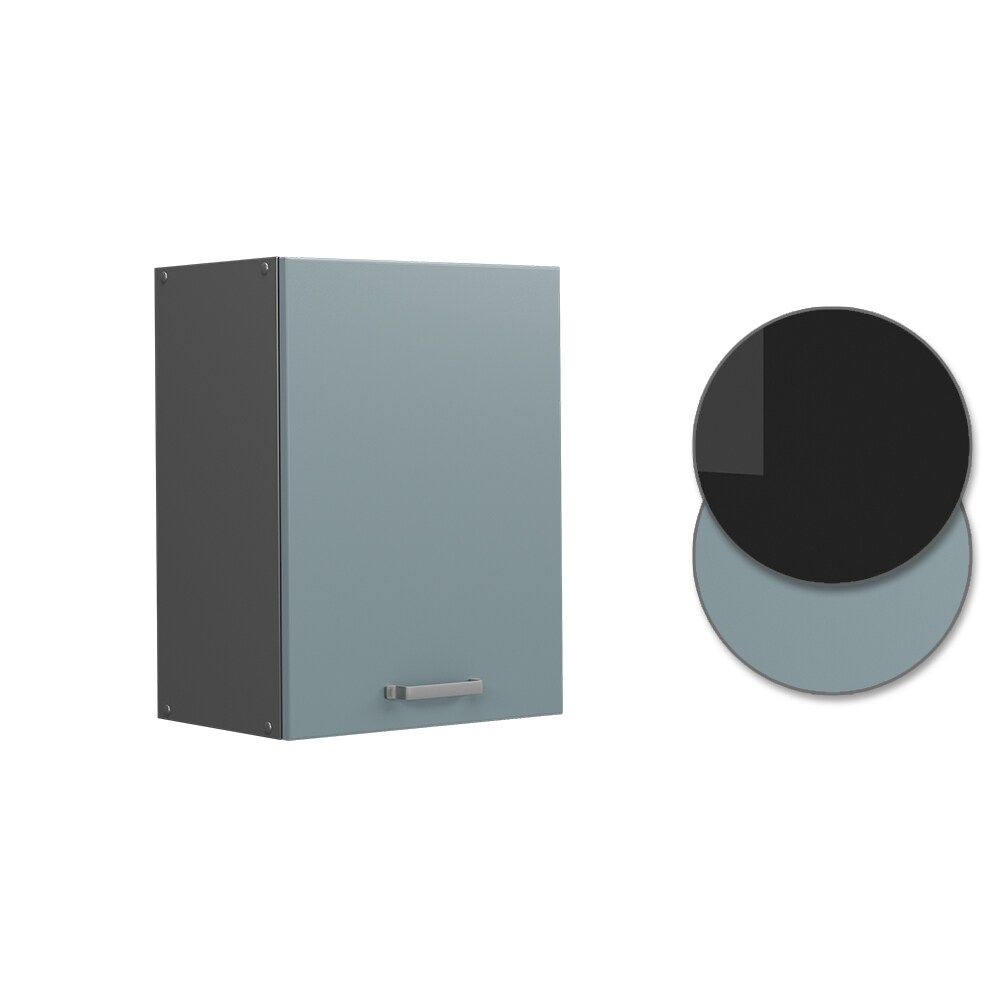 Vicco Hängeschrank Küchenschrank R-Line Solid Anthrazit Blau Grau 45 cm modern