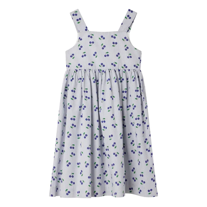 Bonpoint Robe Laly Rayée | Bleu