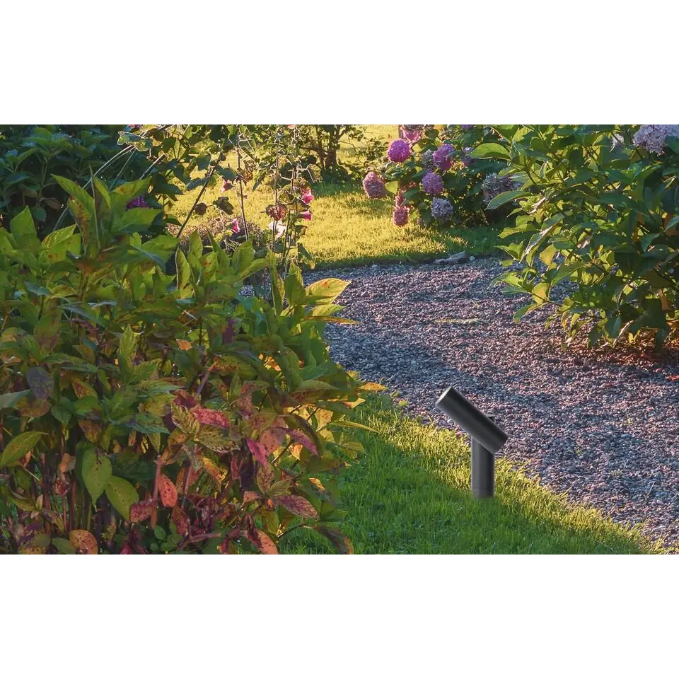 Lucide TATUM Tuinspot - Antraciet