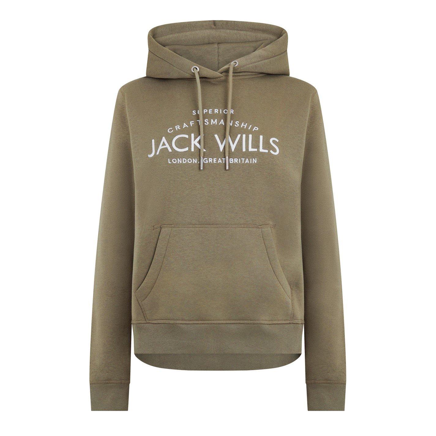 Jack Wills JW Hunston Graphic Logo Hoodie