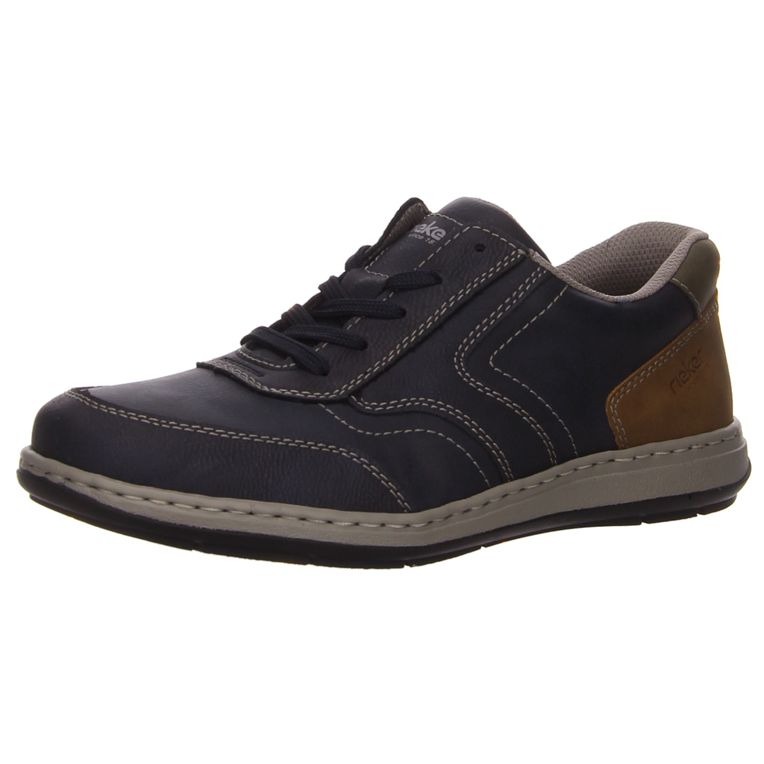Rieker Schnürhalbschuh blau blau