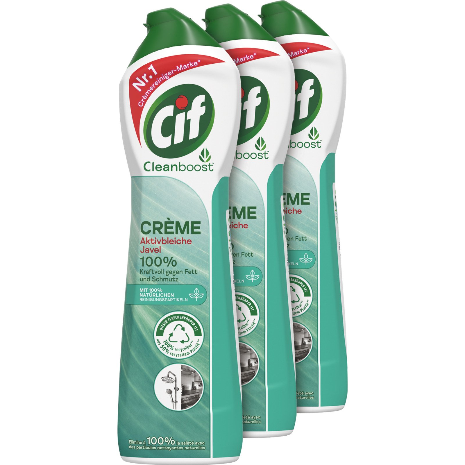 Cif Creme Javel 3 x 500 ml