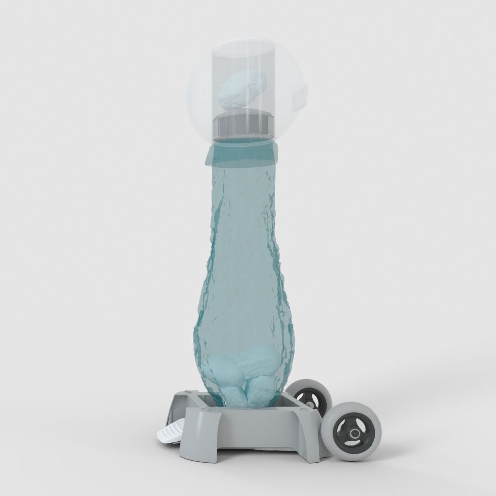 Diaper Champ ONE Maxi Handsfree Plus Geruchsdichter Windeleimer