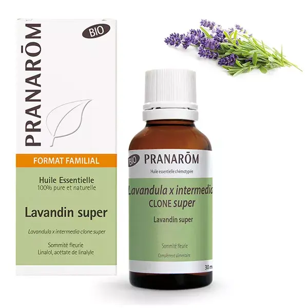 Óleo Essencial de Lavanda Super Orgânica Pranarom 30ml