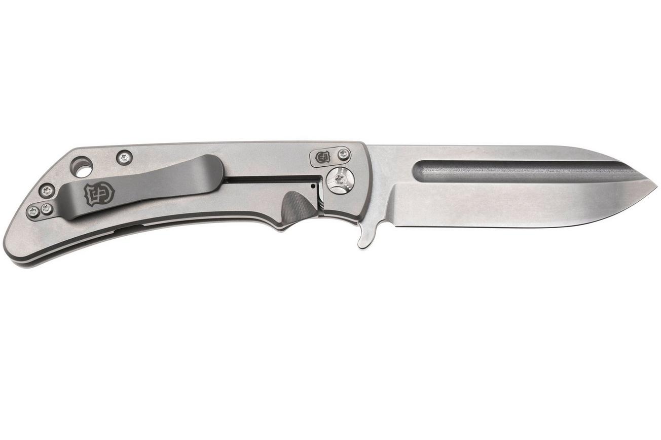 KA-BAR State & Union OSF SU6420, Stonewashed S35VN, Silver Titanium zakmes