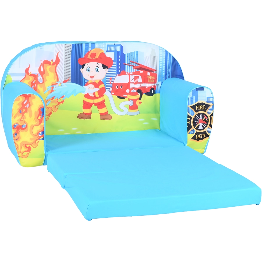 knorr toys® Kindersofa Fireman blau