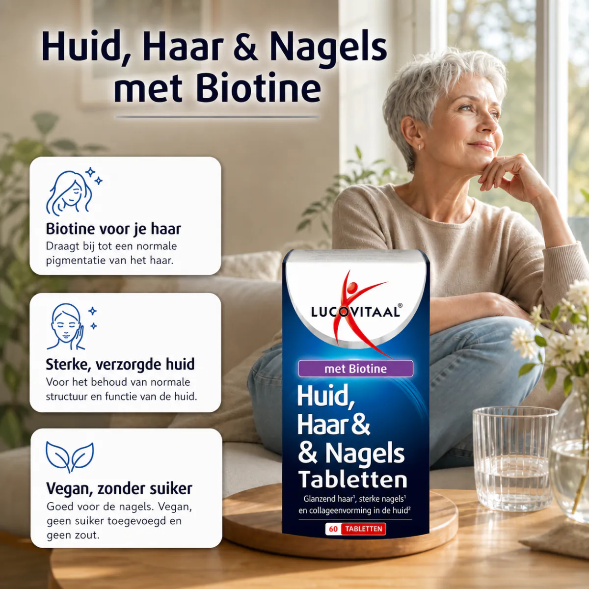 Huid, Haar & Nagels met Biotine