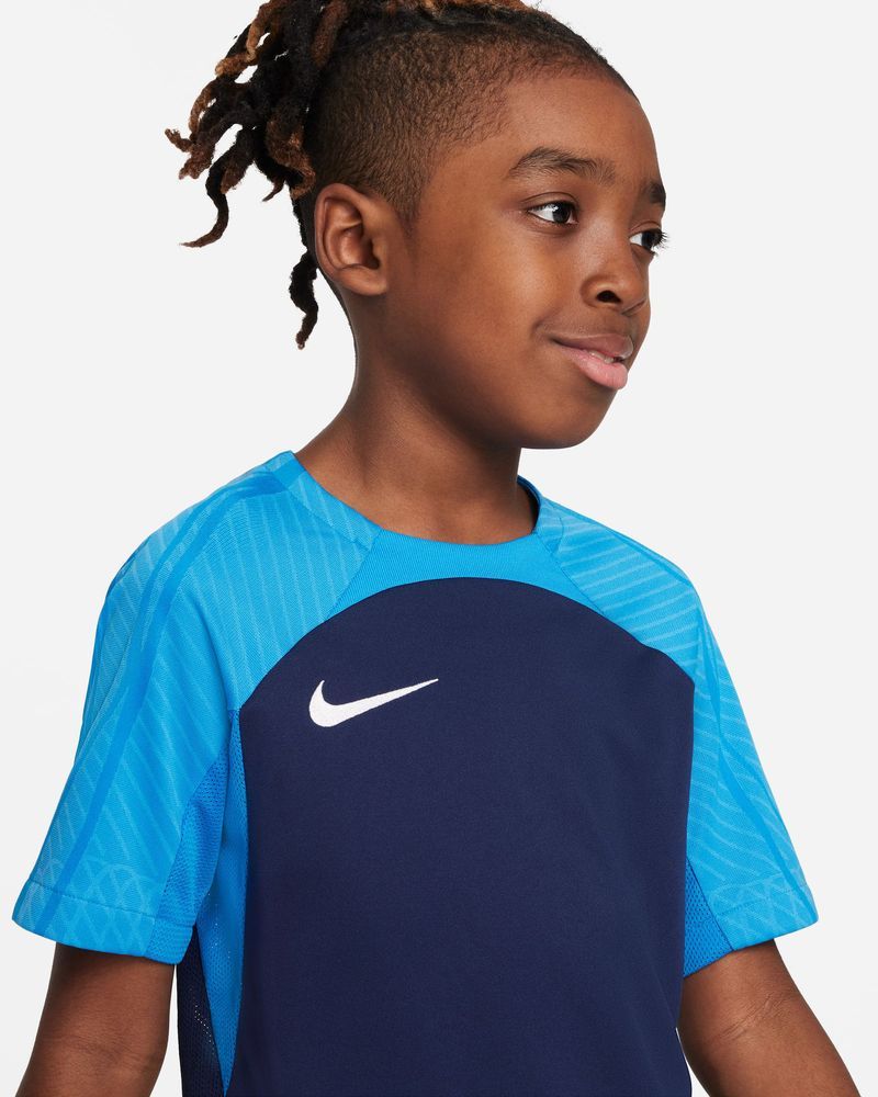 Maillot de football Nike Strike III Bleu Marine pour enfant