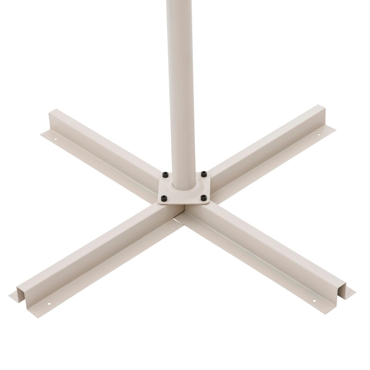 PARASOL DECENTRE 3M MANOA ARGILE BLE