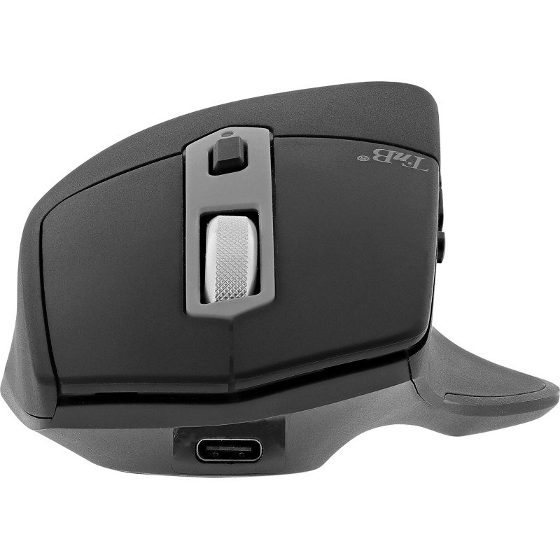 Souris sans fil semi ergonomique ICLICK TNB noire