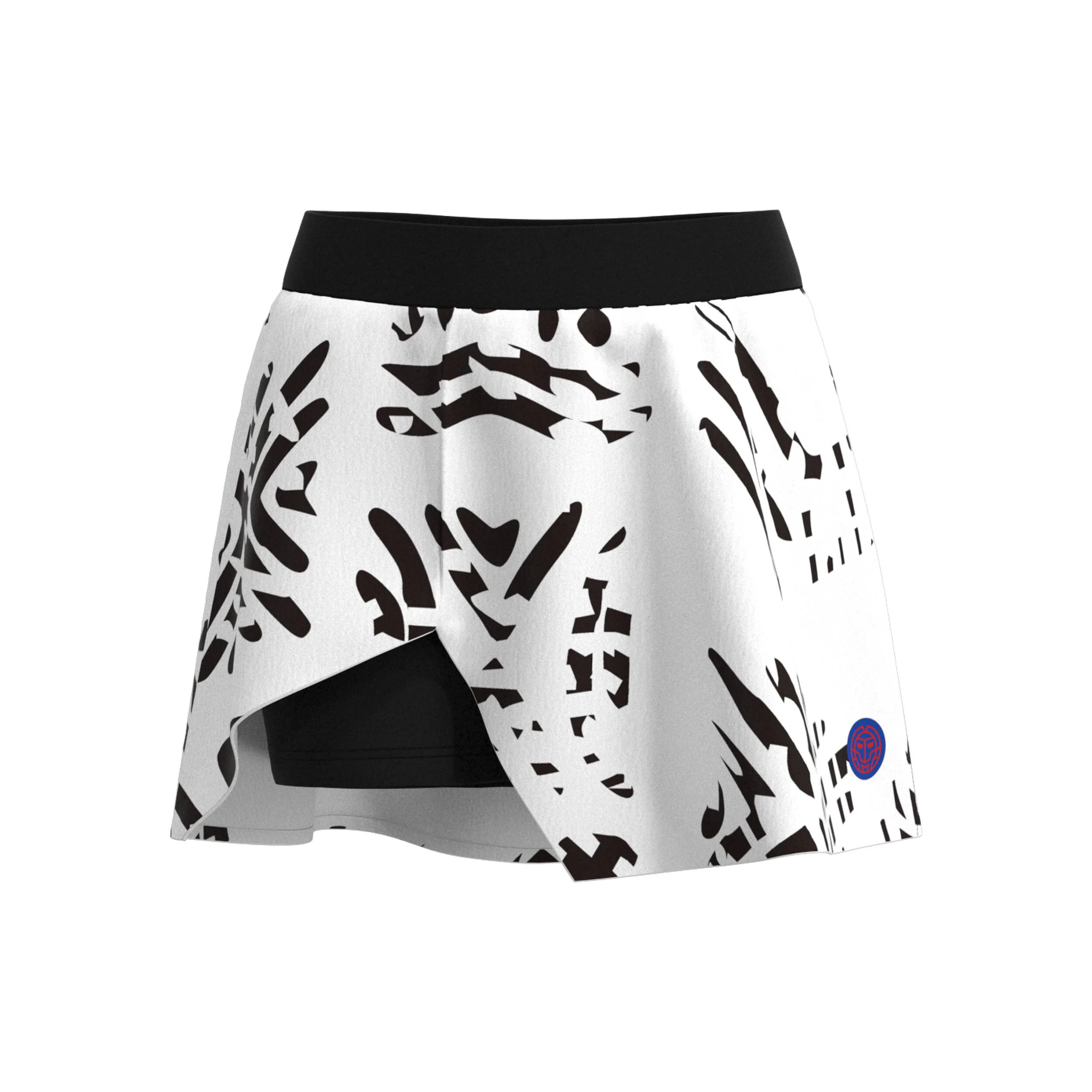 BIDI BADU Melbourne Printed Cut Out Jupe Femmes - Blanc , Noir