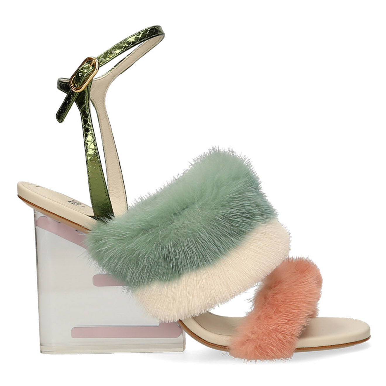 Fendi Sandales Fendi First multicolores - Talon 9.5 cm