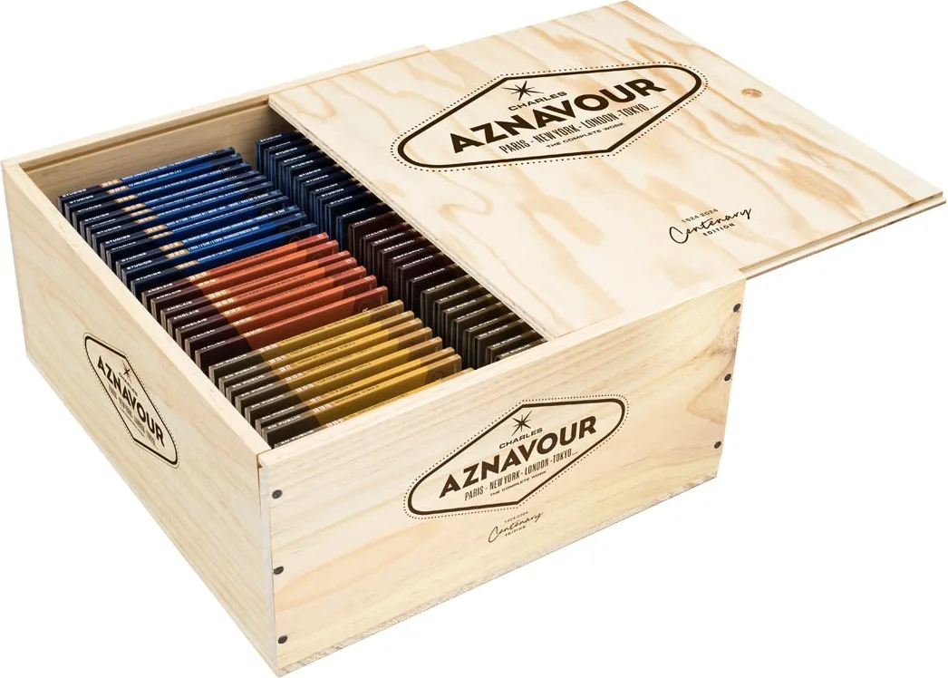 Charles Aznavour - The Complete Work : Centenary Edition Coffret Collector 99 volumes   livret de 60 pages) Disques CD