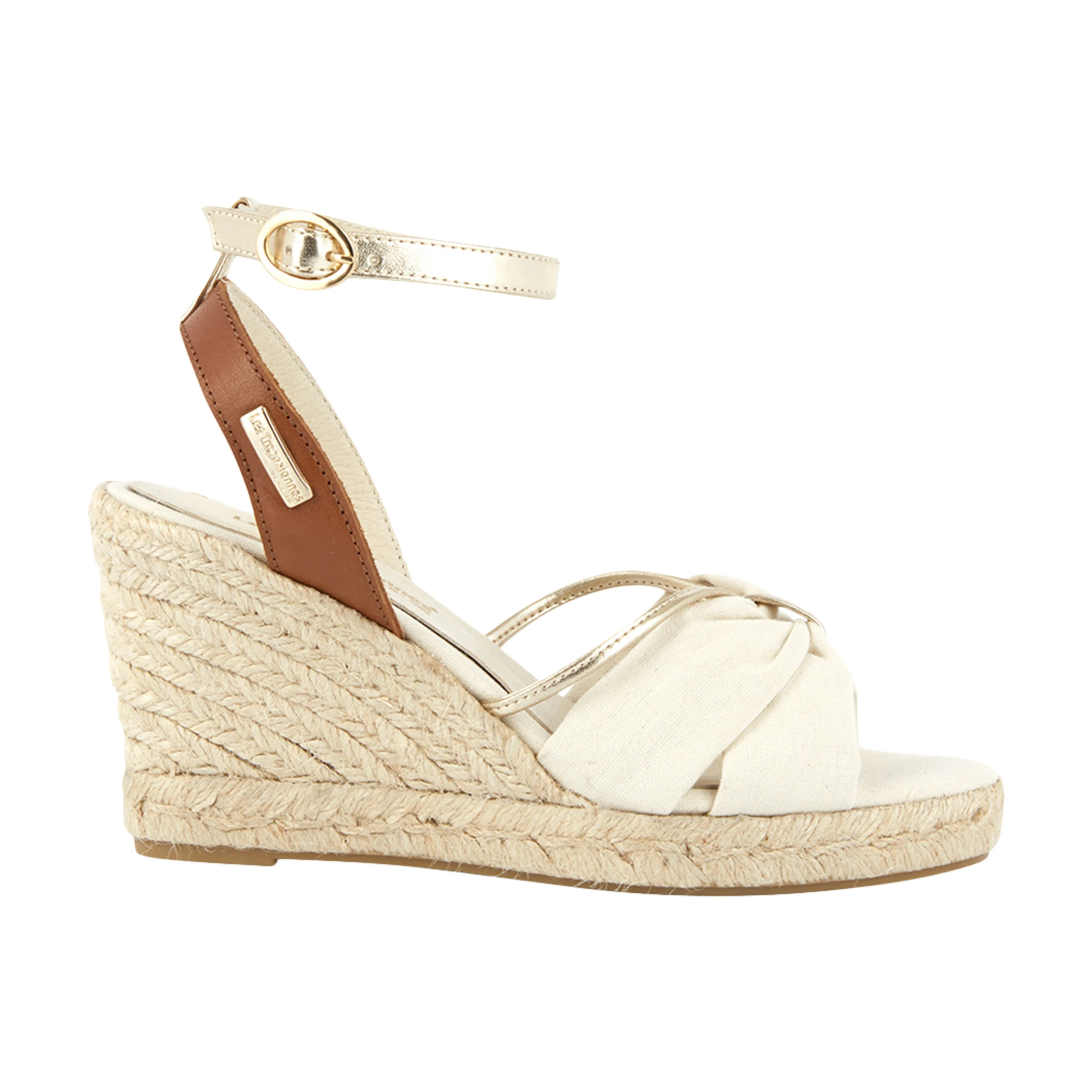 Sandales compensées cuirpar m. Belarbi blondel | Beige