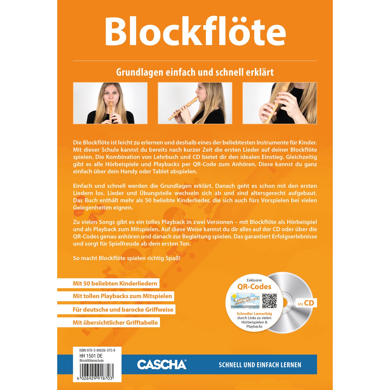 Cascha HH 1501 DE Blockflöte - Schnell und einfach lernen