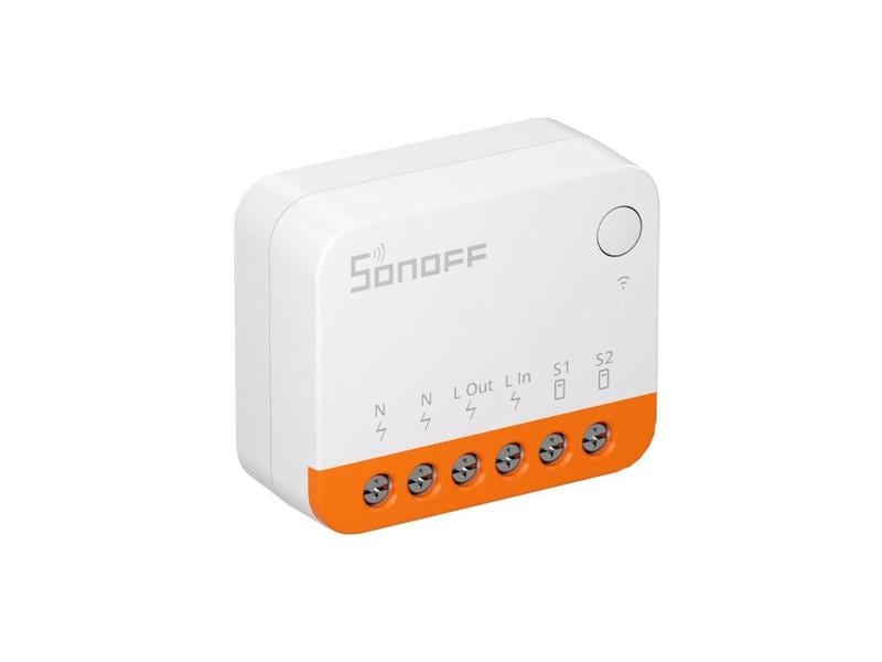 SONOFF WLAN-Lichtaktor MINIR4, 2400 W, 1-fach Extra kleiner MINI Extreme Wi-Fi Smart Switch