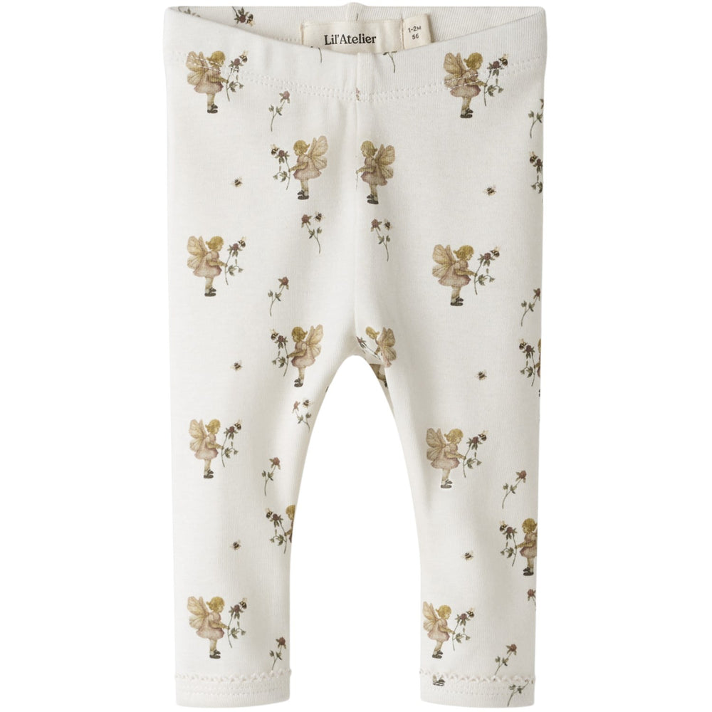Køb Lil'Atelier Coconut Milk Nbflayo Sin Slim Leggings Lil