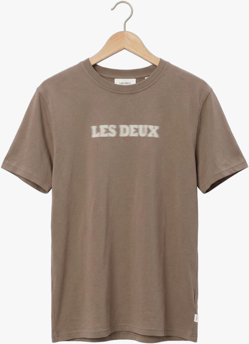 beige les deux t-shirt brady logo t-shirt