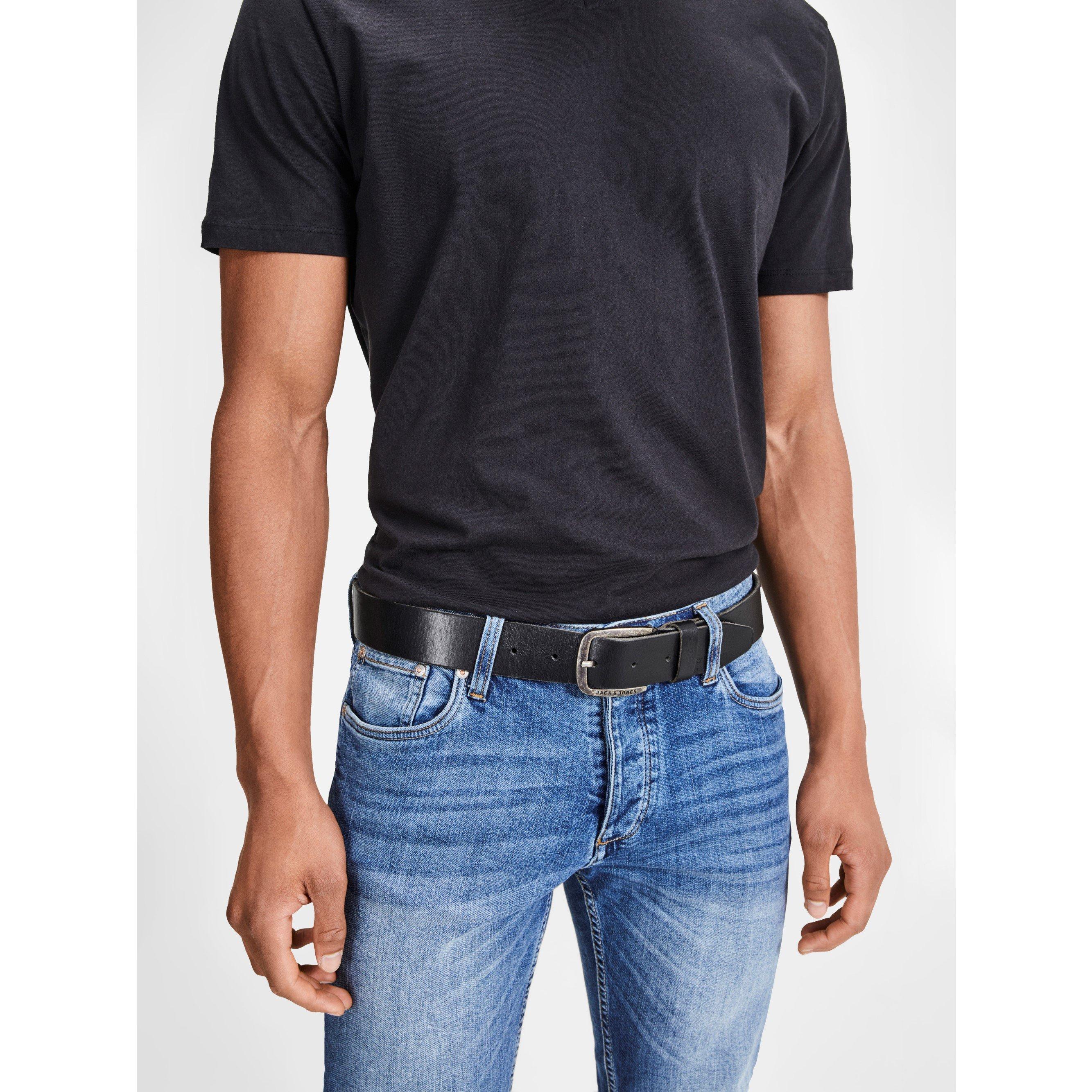 Jack and Jones Paul Leather Belt Mens
