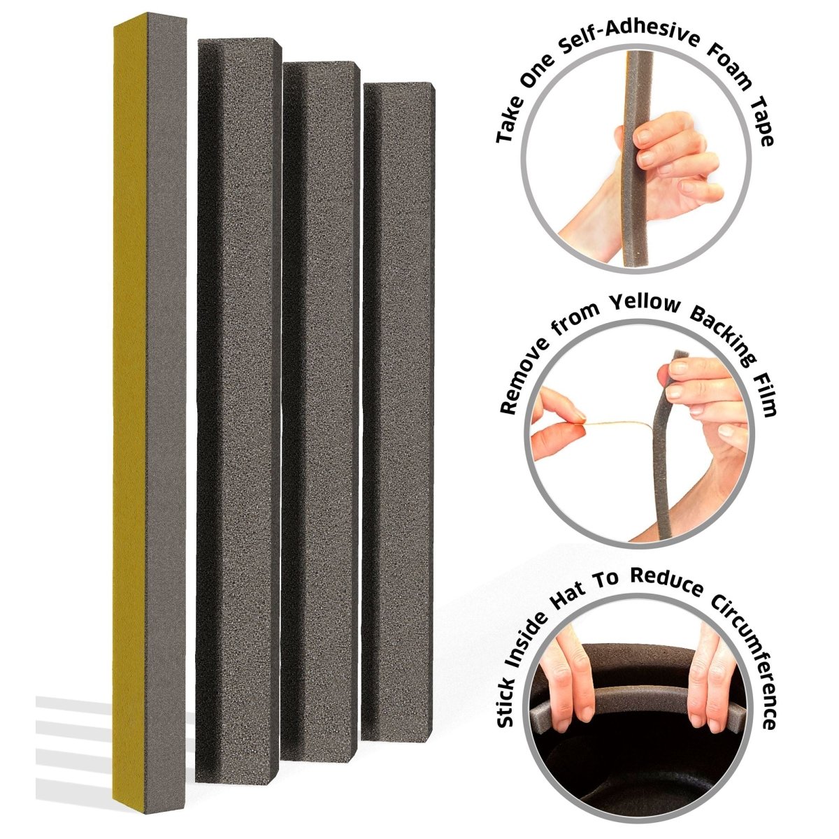 Hoed Verkleiner Grijs Foam