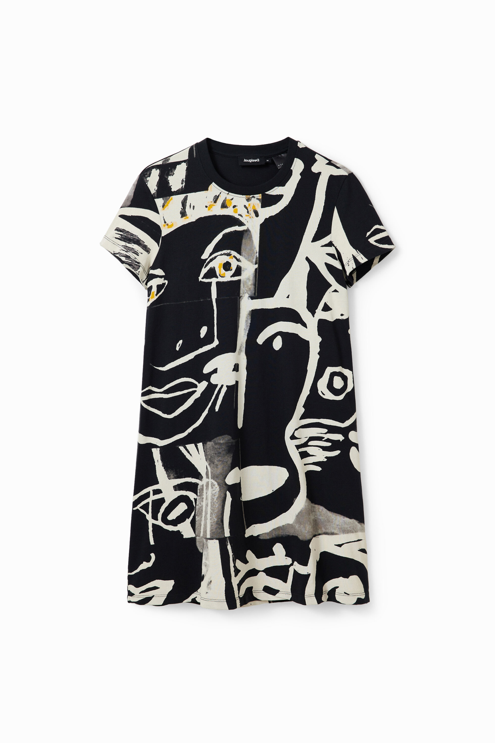 Mini-robe t-shirt visages