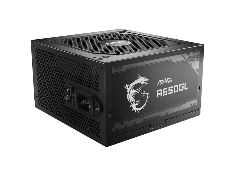 MSI Netzteil MAG A650GL 650 W Vollmodulares Netzteil mit 650 W Leistung