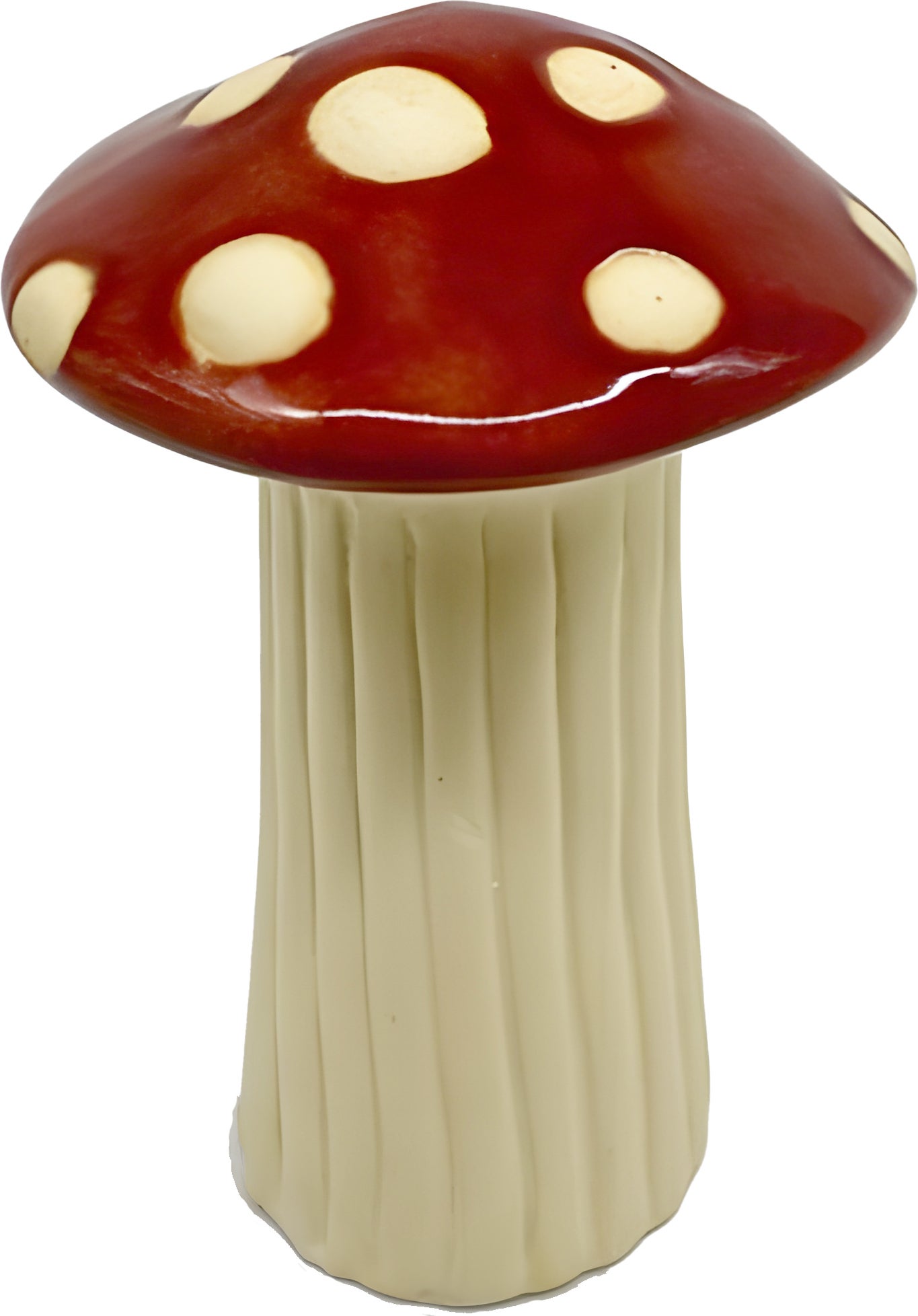 Intratuin beeld Olatra rood / crème D 5,8 H 9 cm