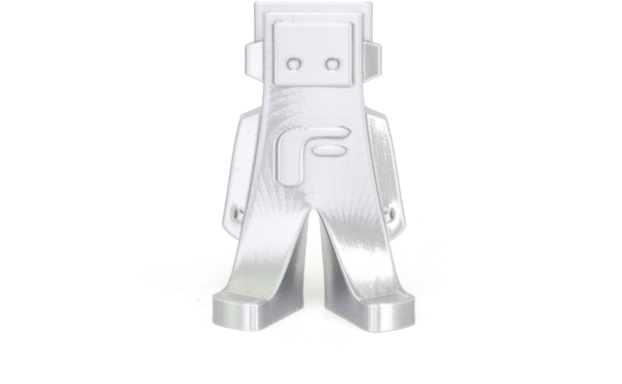 FormFutura  High Gloss PLA Silber, 1,75 mm / 750 g    Ästhetisches Filament für Modelle ohne sichtbare Schichten