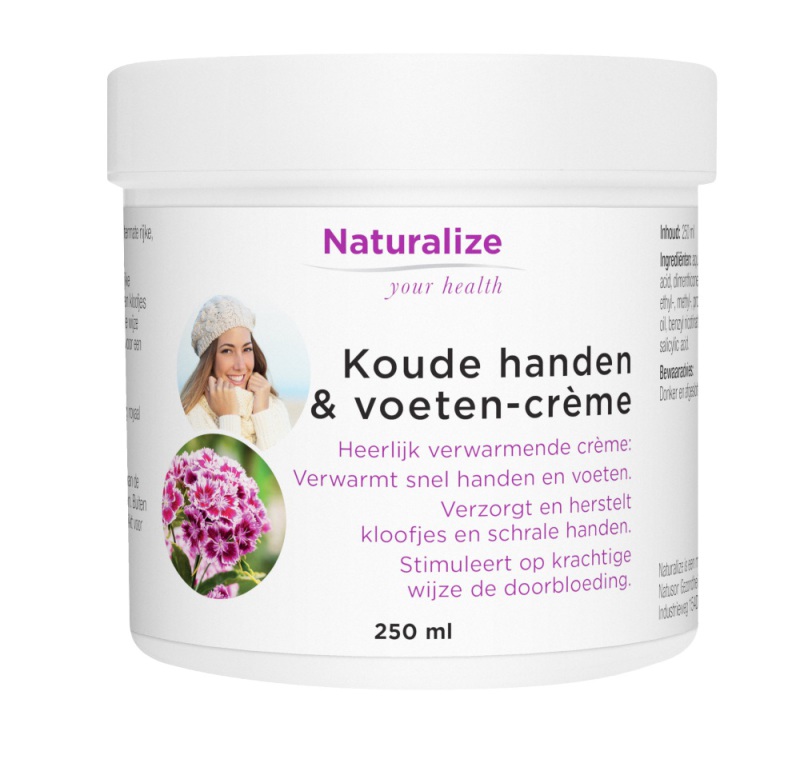 Naturalize Koude Handen & Voeten Crème 250ml