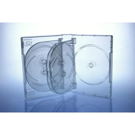 Sauerwald DVD/CD Box 10er, transparent, 5 Stück