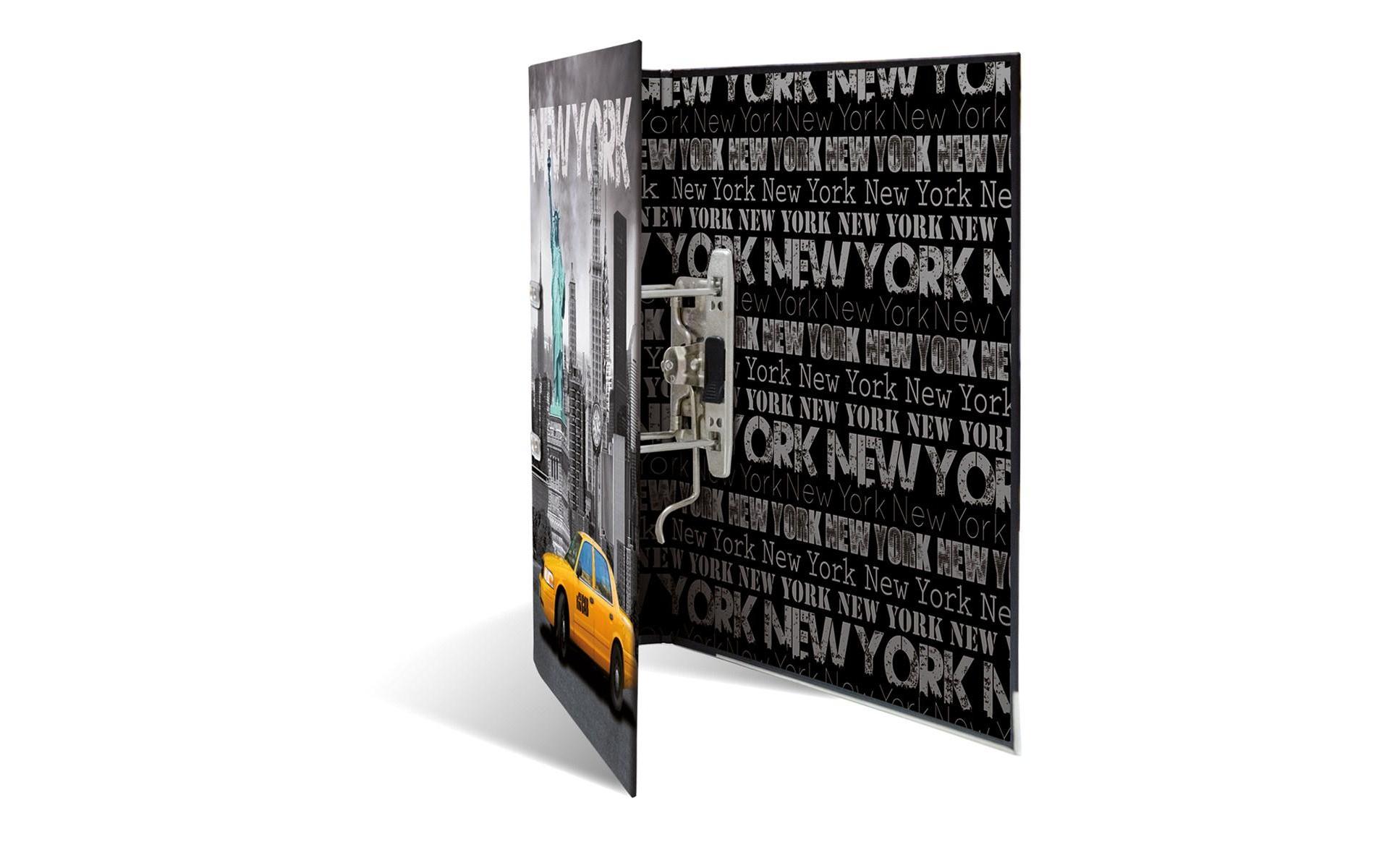 Ordner New York 7 cm, MehrfarbigOrdner 7 cm