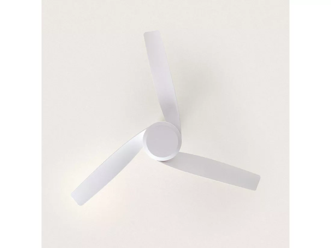 Ventilateur de Plafond Silencieux Eubea 132cm Motor DC Blanc Télécommande Sans lumière Non Blanc