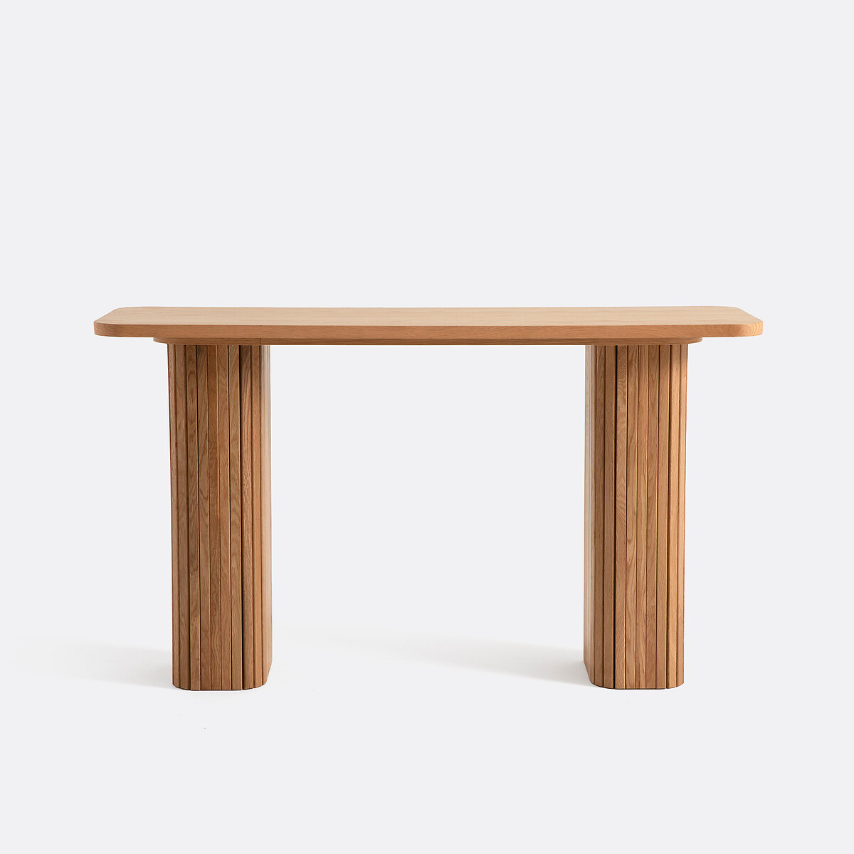 LA REDOUTE INTERIEURS<br>Mesa consolas de folheado de carvalho, Latti