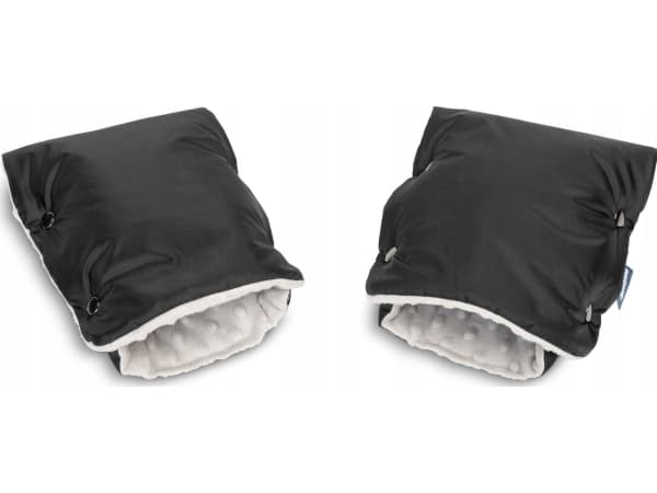 Sensillo HANSKE/MUFF TIL VOGNEN - MINKY BLACK