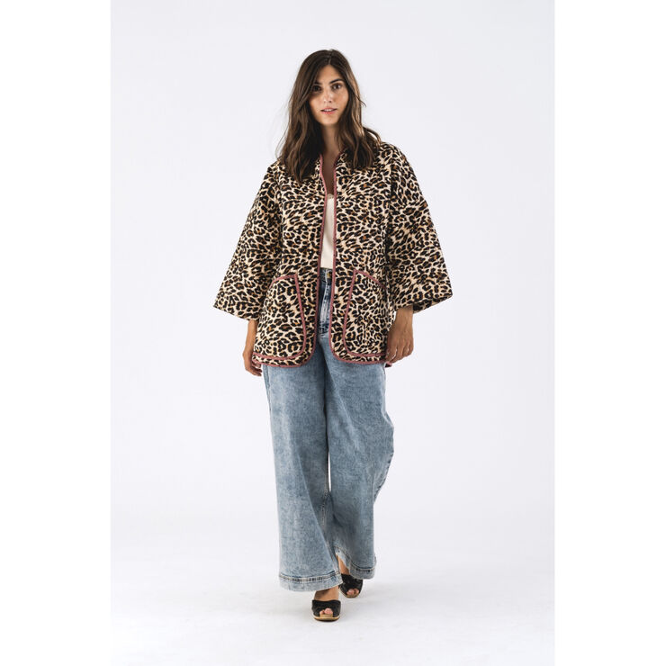 Lollys Laundry LuluLL Jacket 3/4 Leopard print