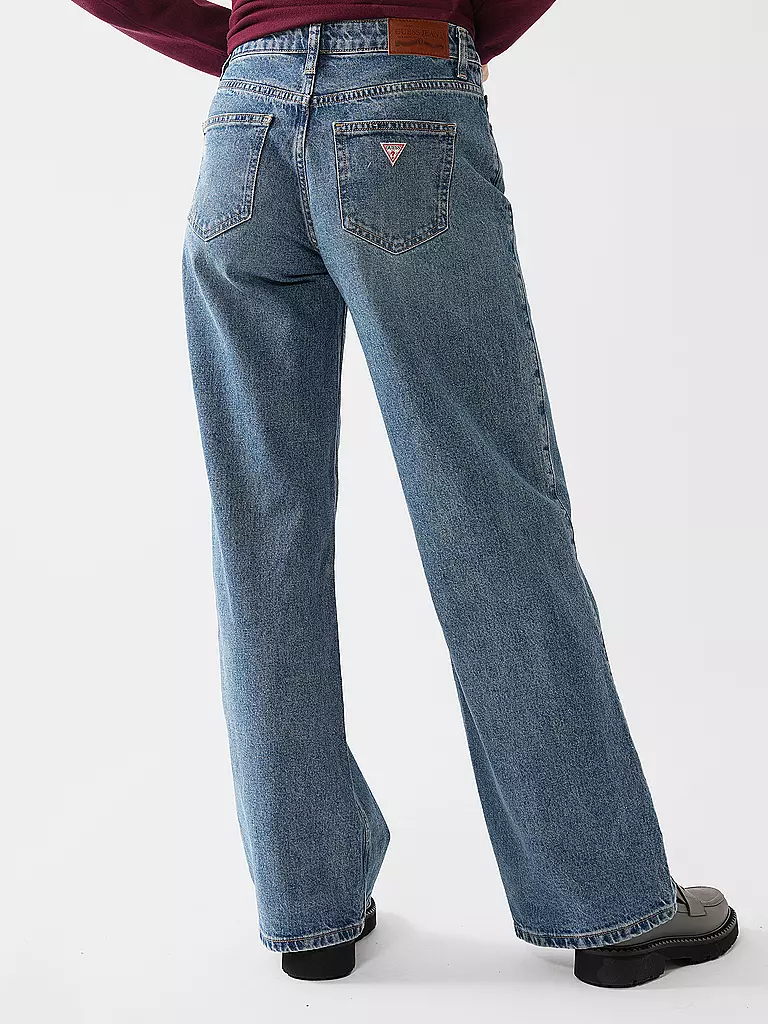GUESS Jeans Wide Leg  blau