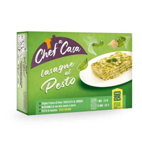 Chef Casa Bio Lasanha Com Molho Pesto 400G
