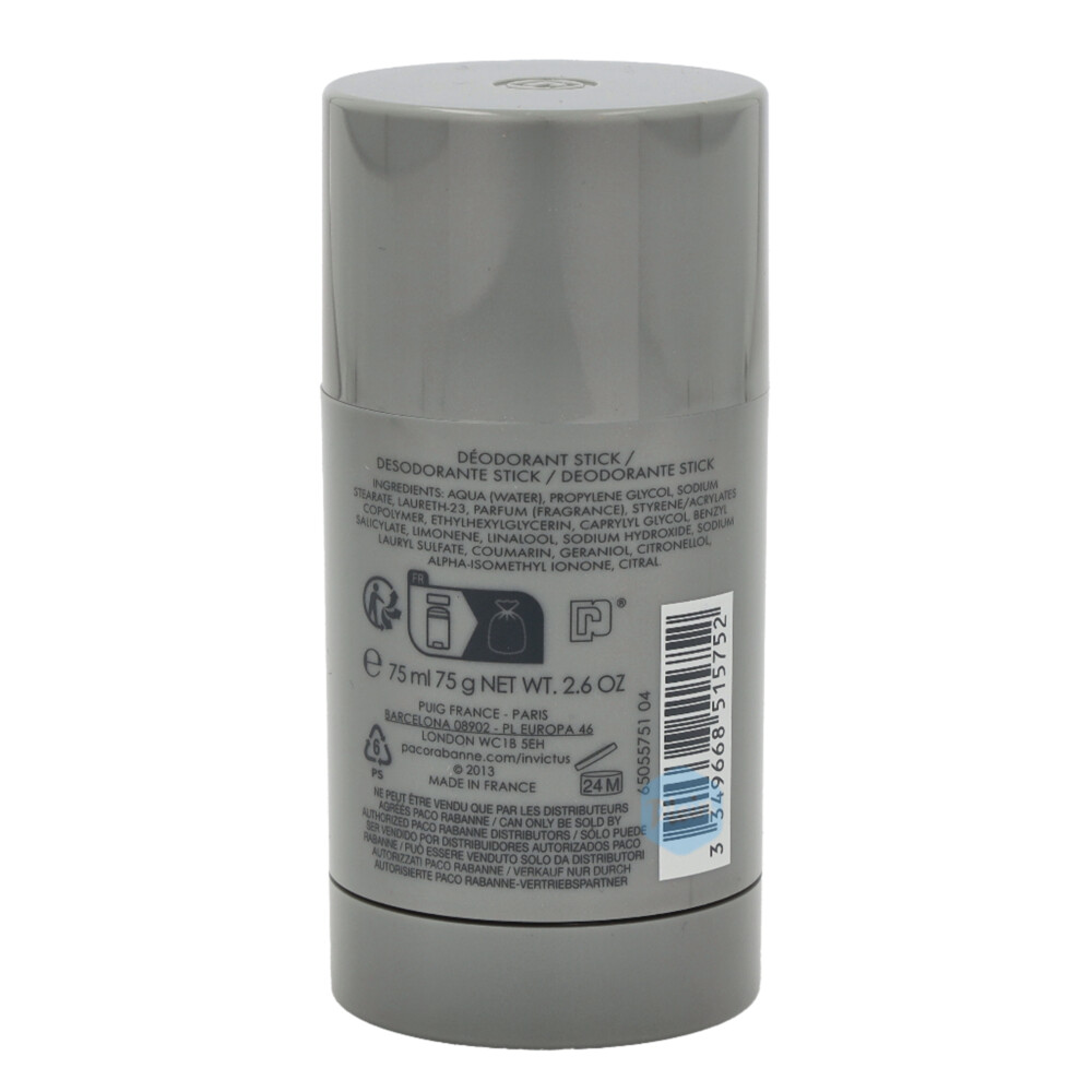 Paco Rabanne Invictus Deodorant Stick75 ml
