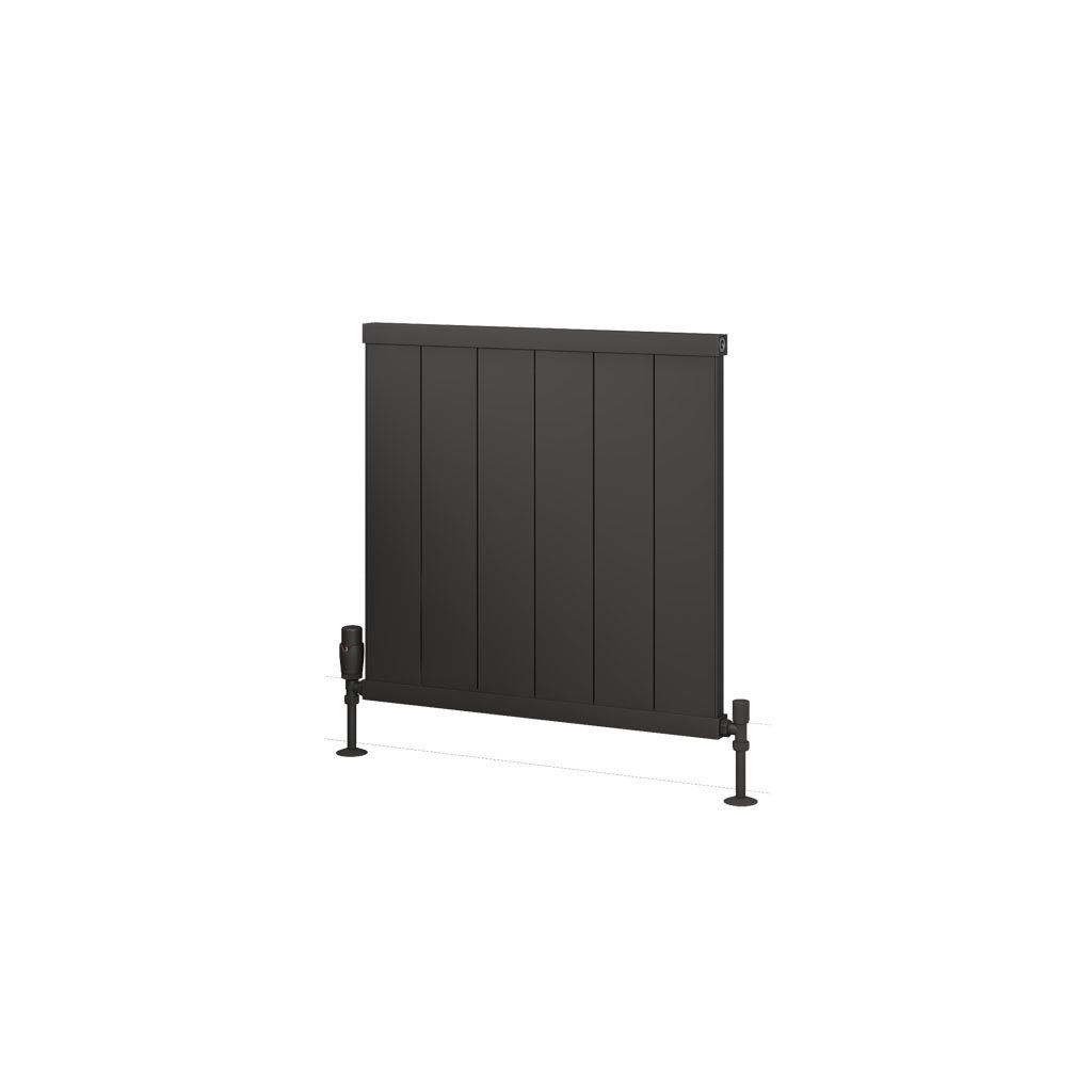 Eastbrook Kingswood paneelradiator 60x60cm 639W antraciet mat