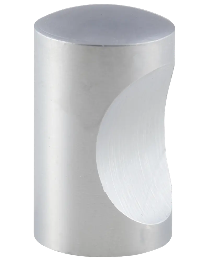 jasa Møbelknop Spa Ø17 mm - matkrom