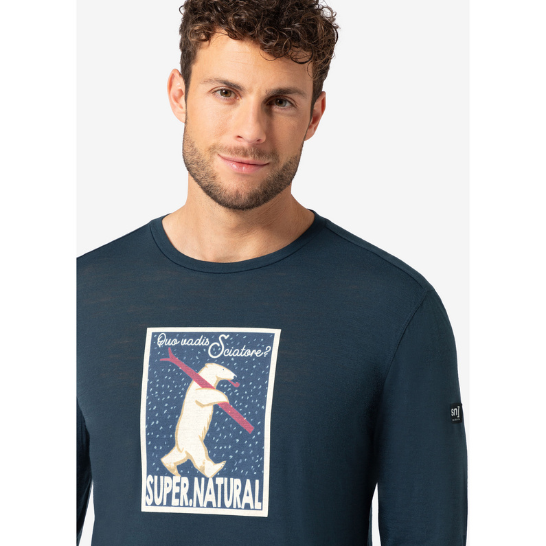 Super.Natural Herren Skiatore Longsleeve