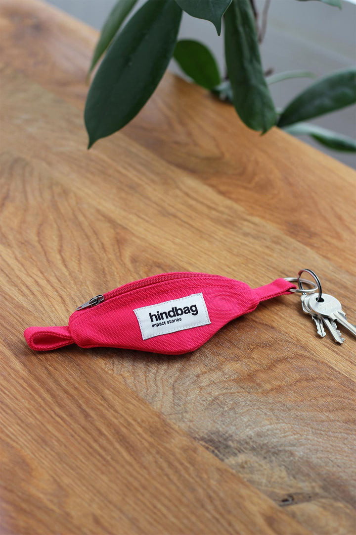 Porte-clés banane Côme Holi Fuchsia