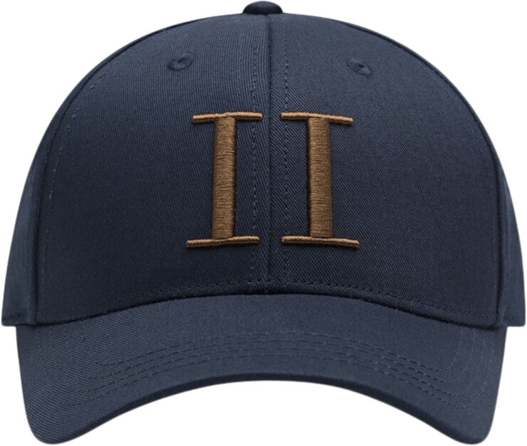Les Deux Encore Organic Baseball Cap Dark navy/dark ochre